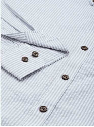 Us Polo Men Standard Striped Casual Shirt