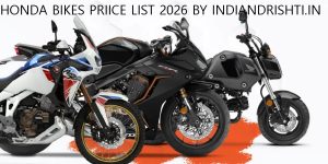 HONDA BIKES PRICE LIST 2026