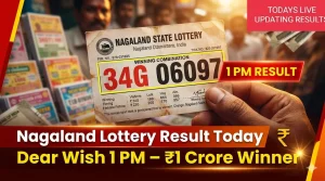Nagaland Lottery Result Today 
